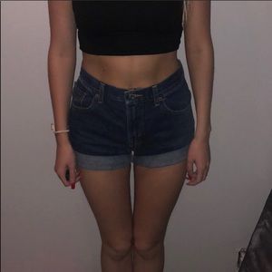 Vintage levi high waisted shorts